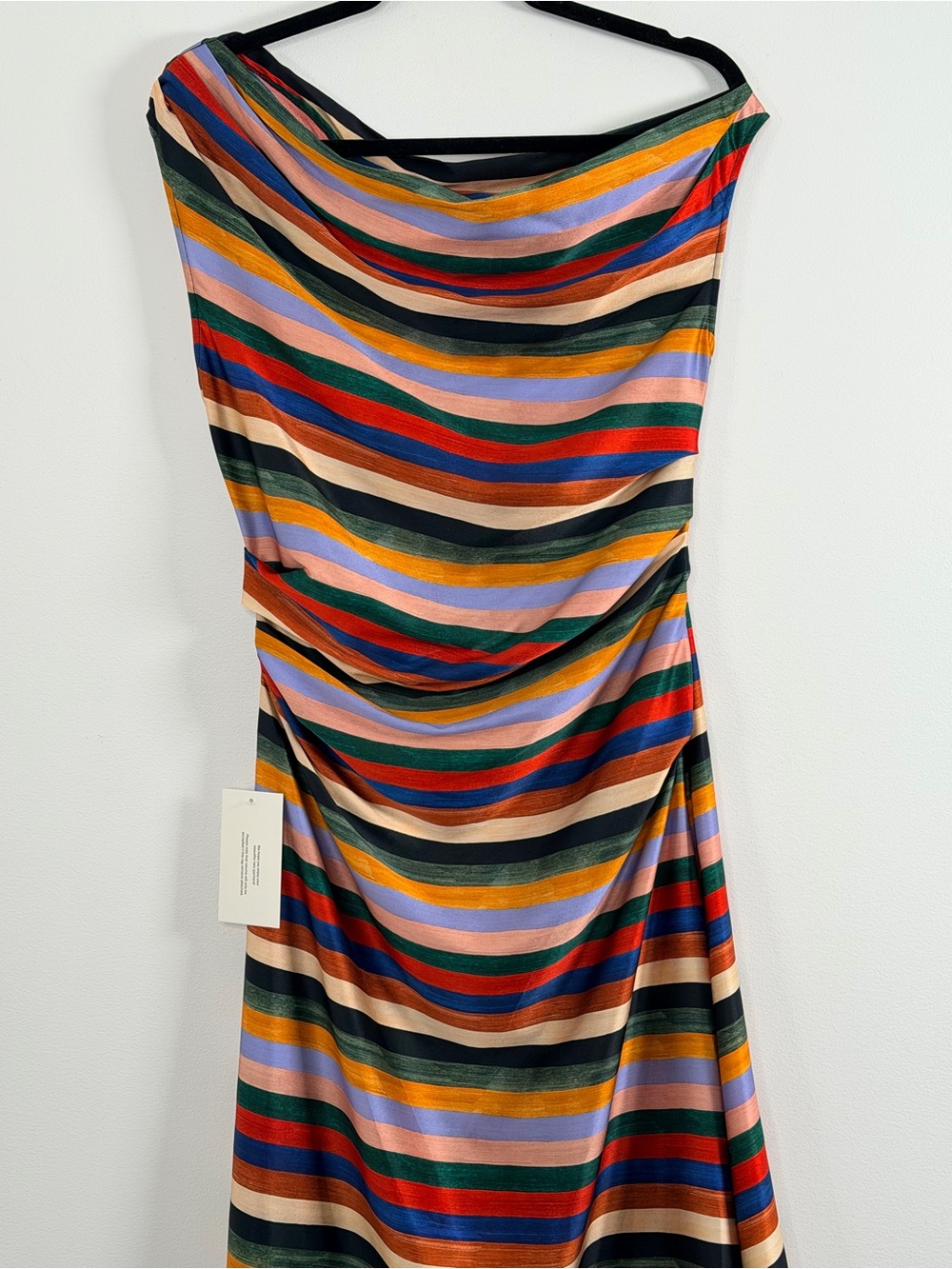 STAUD Phare Silk Blend Midi Dress Size 4 - Picture 6 of 12